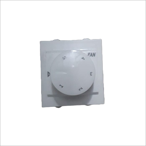 Modular Roma Socket - ABS Material, Square Shape, White Color | Wall Mounted, 220V Voltage, Five Round Stops