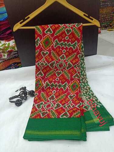 COTTON SAREE MALPRINT