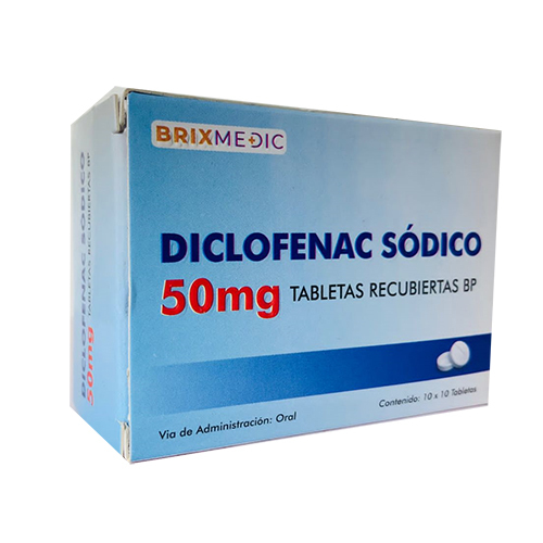 50mg Diclofenac Sodico Tablets