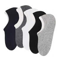 Men's Crew Socks - Cotton Material, Ankle Length | High Elasticity, Breathable, Quick Dry, No Fade, All Season