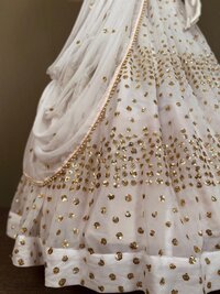 WOMEN SEQUANCE EMBROIDERY WORK LEHENGA CHOLI