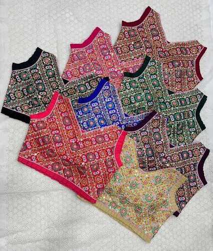 Women Heavy Fantom with Embroidery With Sequence Blouse