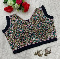 Women Heavy Fantom with Embroidery With Sequence Blouse