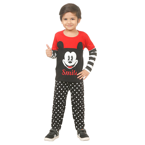 Boys Casual Full T-Shirt And Trouser