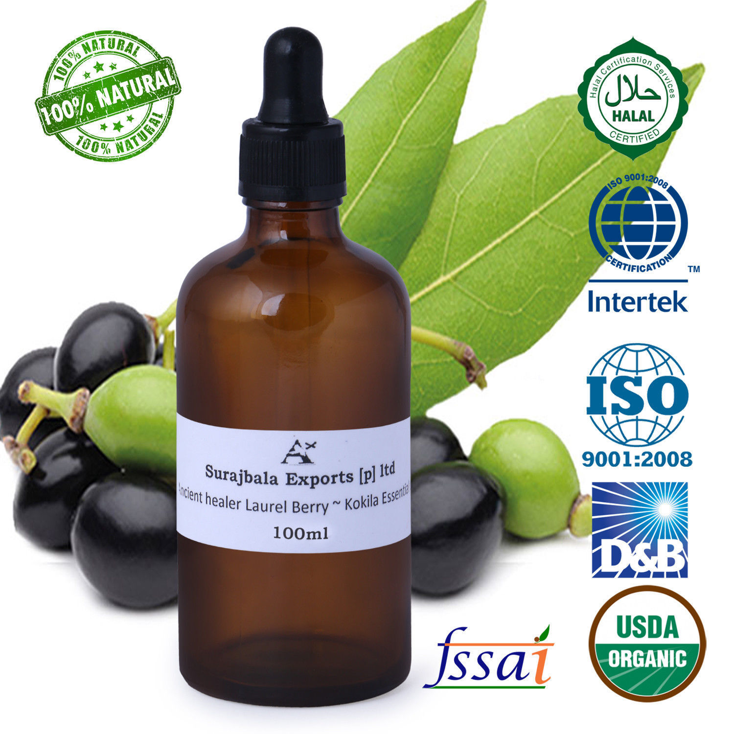 1000 ml Laurel Berry Essential Oil