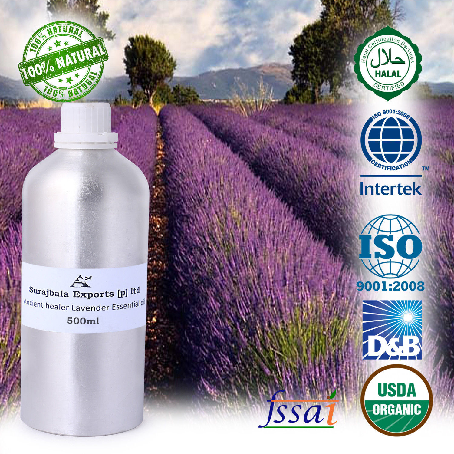 1000 ml Lavender Essential Oil