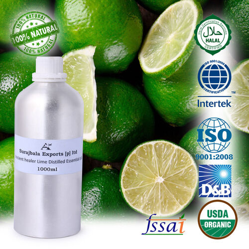 1000 Ml Lime Distilled Essential Oil Age Group: All Age Group