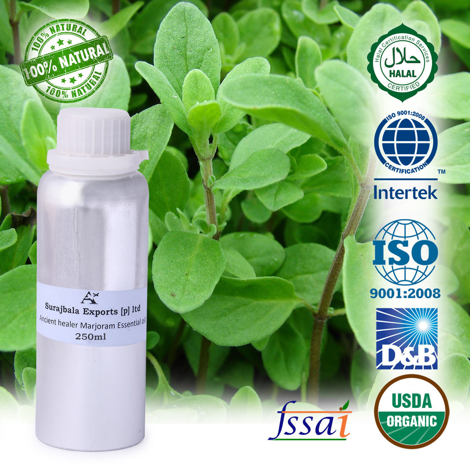 1000 ml Marjoram Essential Oil