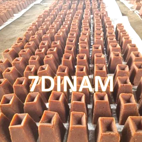 Brown Sugarcane Cube Jaggery