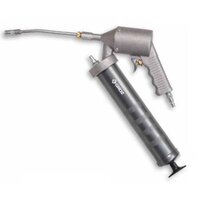 Air Grease Gun - Metal, Handheld | Silver Finish, Designed For Commercial Use In Factory Maintenance, Fleet Maintenance, Trucks, And More