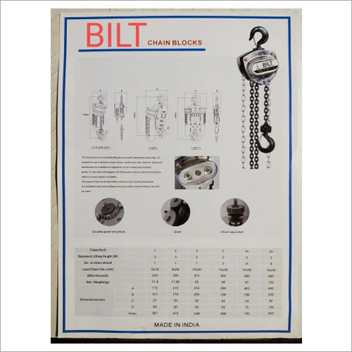 Chain Pulley Block Usage: Industrial