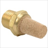 Pneumatic Silencer - Brass, 10-20mm Dimensions, Gold Color | 1-5 Lpm Flow Rate, Noise Reduction 20-30db, Air Filtering In Pneumatic Systems