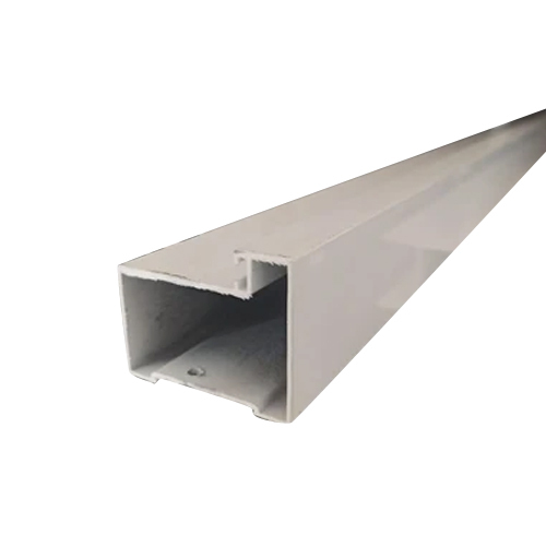 Aluminium Window Profile - Aluminium, Rectangular Shape, White Color | High Strength, Fire Resistant, Powder Coated Finish