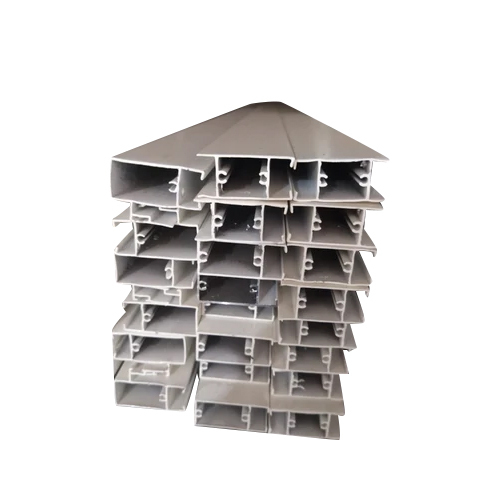 Industrial Aluminium Section - Grade A, Rectangular Shape | High Strength, Grey Coated Finish