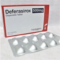 Deferasirox Dispersible Tablets - 500mg, Iron Overload Treatment For Adults And Aged Persons, 1000 Tablets Suitable For Women