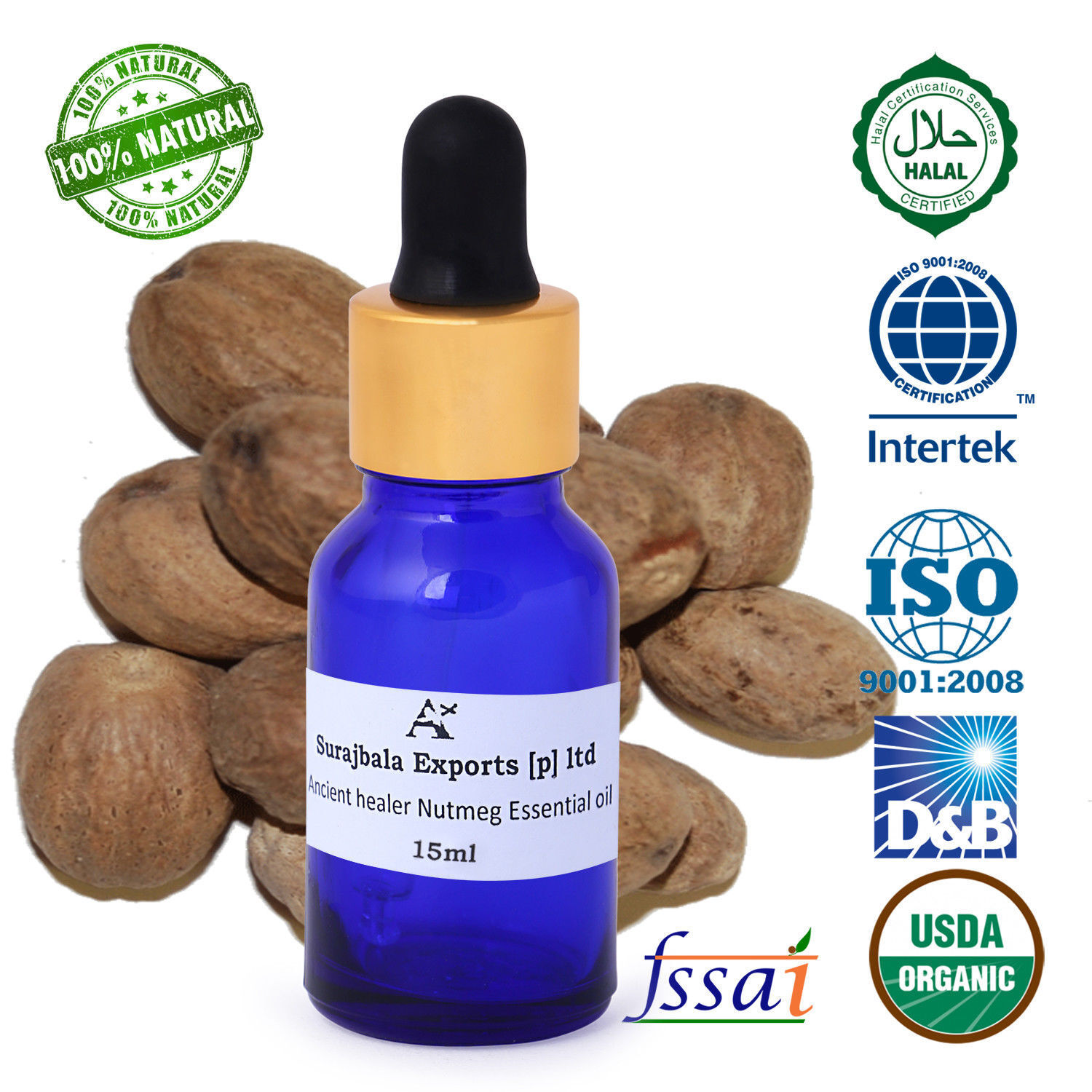 1000 ml Nut Meg Essential Oil