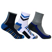 Sports Ankle Terry Socks - Cotton Blend, Male - All Season Washable Comfort For Active Lifestyles