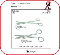Dressing Scissor - 6" Inch (curved) - Application: Veterinary Purpose
