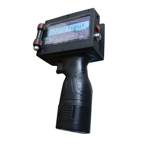 Black Semi-Automatic Hand Coder Inkjet Coding Machine