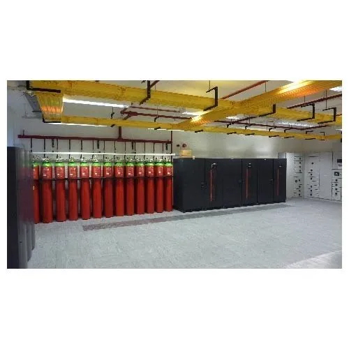 Red Server Room Fire Suppression System