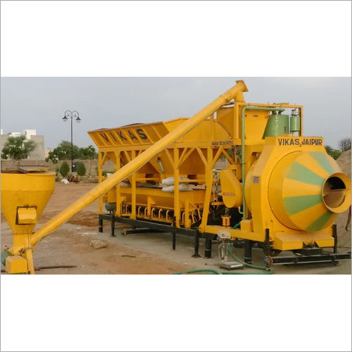 Automatic Batching Mixer Plant - Color: Yellow