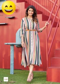 Women Fancy Rayon Kurtis...