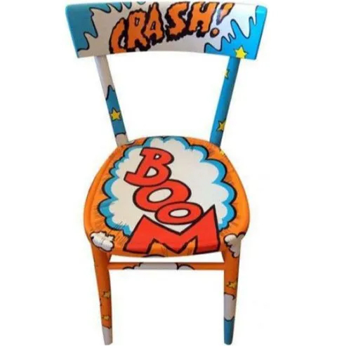 Multicolor Kids Wooden Chair