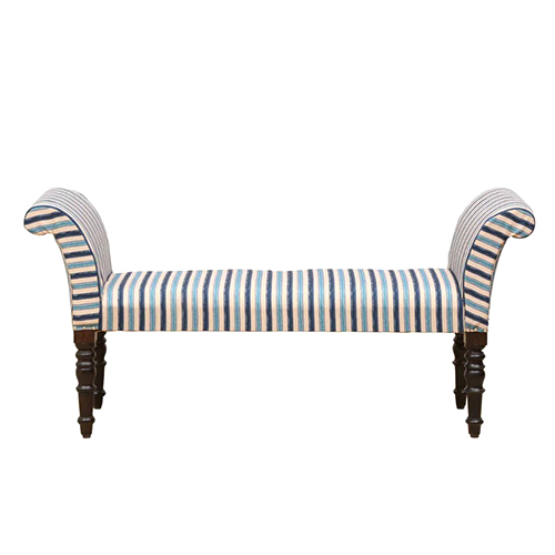 Designer Wooden Couch - Solid Wood White Color Handmade Artwork | Durable Eco-Friendly Smooth Finish