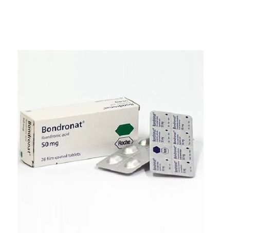 Ibandronic Acid Tablet - 50mg, 28 Tablets | Osteoporosis Treatment, Recommended Usage as Suggested, Store Below 30Â°C