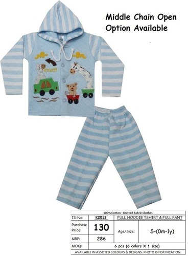Kids Winter-19 - Cotton Multi-Color Printed Newborn Baby Winter Wear Set (0m-1y) Full Sleeves Washable Unisex Sizes: S M L XL
