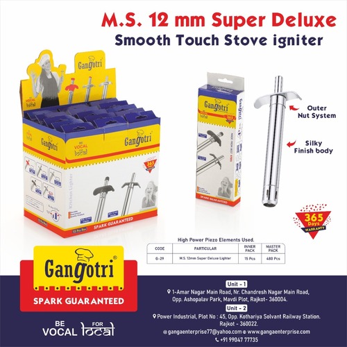 M.S. 12mm DELUXE KITCHEN GAS LIGHTER