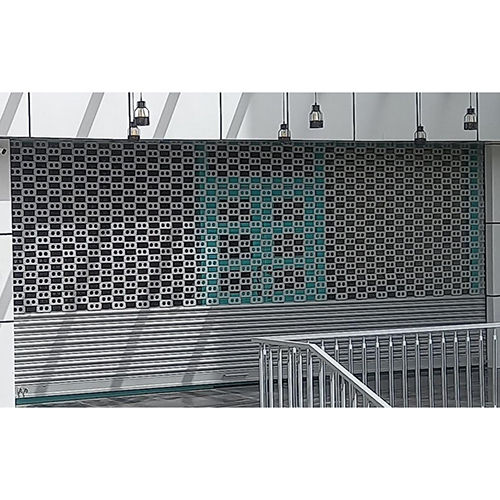 Manually Biscuit Design Mild Steel Rolling Shutter