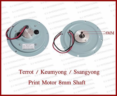 Terrot / Keumyong / Ssangyong Print Motor 8MM Shaft