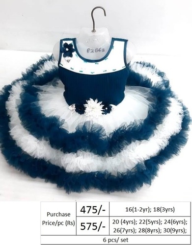 Girls Fancy Party Dress-29