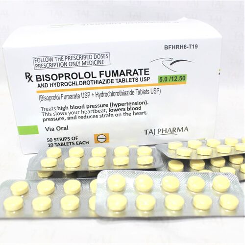 Bisoprolol Fumarate And Hydrochlorothiazide Tablets Usp 5mg125mg At Best Price In Mumbai Taj 5480