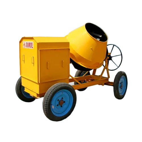 Concrete Mixer Machine Without Hopper - Steel, Automatic Cement Mixer | High Quality, Industrial Use