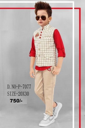 Brown Modern Style Rayon Material Party Wear Boys Clothing Set at Best  Price in Howrah