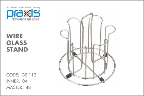 WIRE GLASS STAND