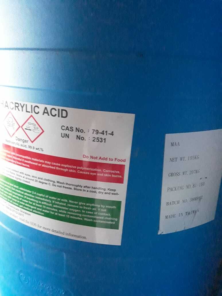METHACRYLIC ACID (MAA)