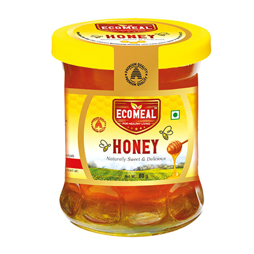 80 GM Pure Honey - First Class Grade, Nil Moisture | Naturally Pure Honey with No Additives or Preservatives