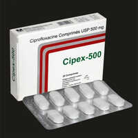 Cipex 500mg Ciprofloxacin Comprimes Tablets USP