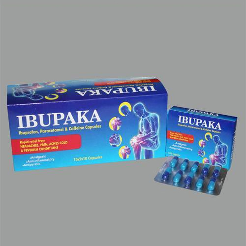 Ibupaka Ibuprofen Paracetamol And Caffeine Capsules