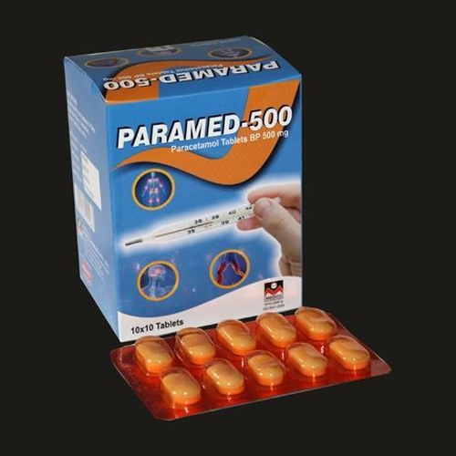 Paramed 500Mg Paracetamol Tablets Bp Dry Place