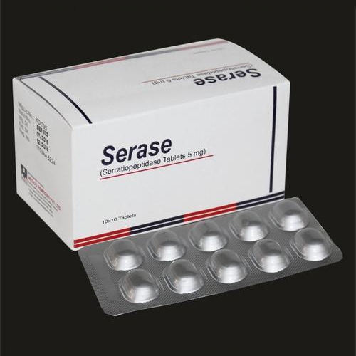 Serase 5mg Serratiopeptidase Tablets