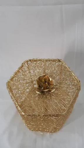 Metal Gifting Jar Dry Fruit Box Lid  Round Shape Rayaan International