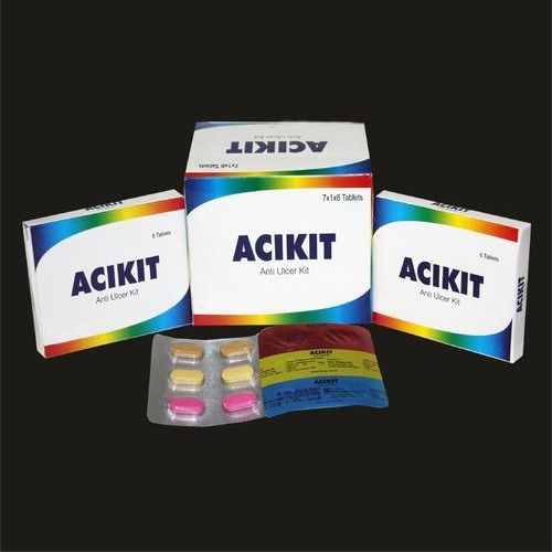 Acikit Anti Ulcer Kit Tablets Grade: Medical Grade