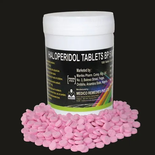 5Mg Haloperidol Tablets Bp Grade: Medical Grade