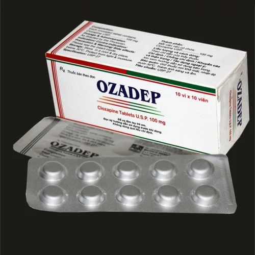 Ozadep 100mg Clozapine Tablets USP
