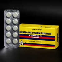 Vitamin K Menadione Sodium Bisulfite Tablets - Shelf Life: 12 Months