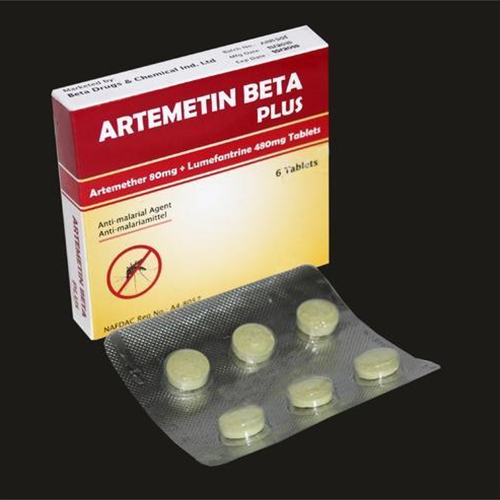 Artemetin Beta Plus Artemether and Lumefantrine Tablets